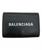 BALENCIAGAバレンシアガ）の古着「3つ折り財布」｜ブラック