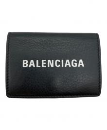 BALENCIAGA（バレンシアガ）の古着「3つ折り財布」｜ブラック