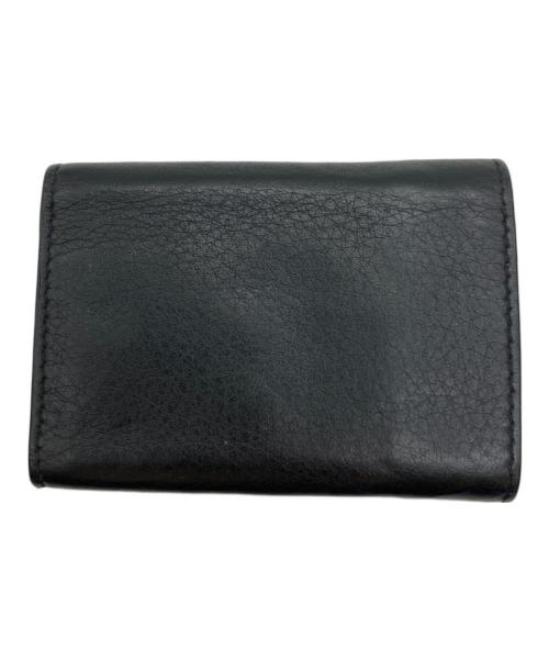 BALENCIAGA（バレンシアガ）BALENCIAGA (バレンシアガ) 3つ折り財布 ブラックの古着・服飾アイテム