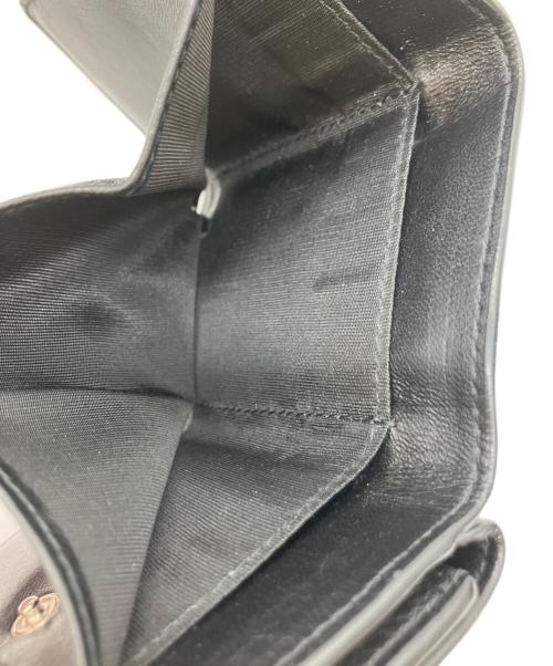 BALENCIAGA（バレンシアガ）BALENCIAGA (バレンシアガ) 3つ折り財布 ブラックの古着・服飾アイテム