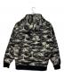 A BATHING APE (アベイシングエイプ) BAPE Palm Tree Camo Relaxed Fit Shark Full Zip Hoodie ブラック×ホワイト サイズ:XL：35000円