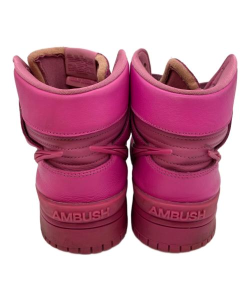 NIKE（ナイキ）NIKE (ナイキ) AMBUSH (アンブッシュ) ハイカットスニーカー ピンク サイズ:28の古着・服飾アイテム