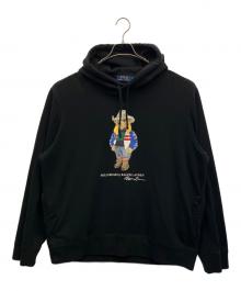 POLO RALPH LAUREN（ポロ・ラルフローレン）の古着「プルオーバーパーカー」｜ブラック