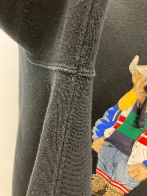 POLO RALPH LAUREN（ポロ・ラルフローレン）POLO RALPH LAUREN (ポロ・ラルフローレン) プルオーバーパーカー ブラック サイズ:XLの古着・服飾アイテム
