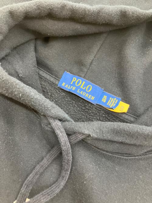 POLO RALPH LAUREN（ポロ・ラルフローレン）POLO RALPH LAUREN (ポロ・ラルフローレン) プルオーバーパーカー ブラック サイズ:XLの古着・服飾アイテム