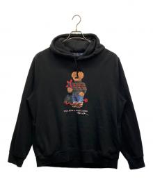 POLO RALPH LAUREN（ポロ・ラルフローレン）の古着「プルオーバーパーカー」｜ブラック