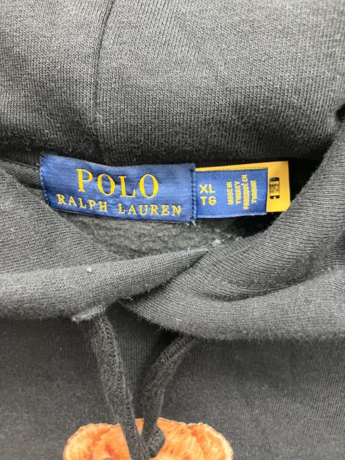 POLO RALPH LAUREN（ポロ・ラルフローレン）POLO RALPH LAUREN (ポロ・ラルフローレン) プルオーバーパーカー ブラック サイズ:XLの古着・服飾アイテム
