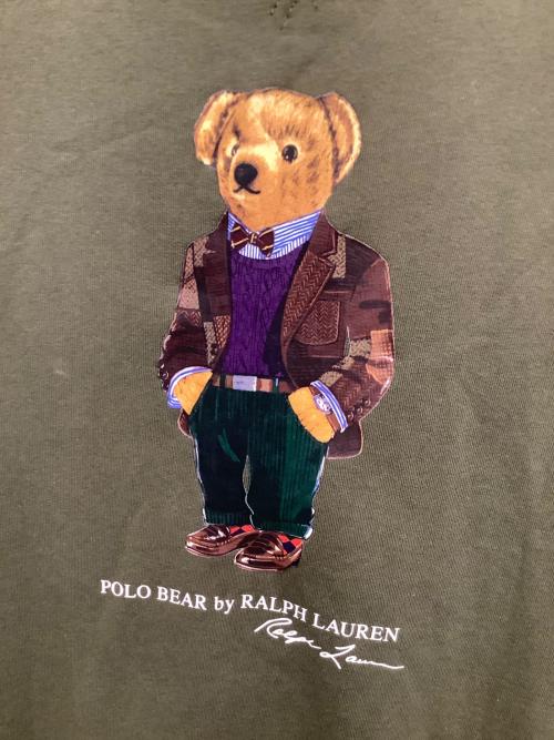 POLO RALPH LAUREN（ポロ・ラルフローレン）POLO RALPH LAUREN (ポロ・ラルフローレン) スウェット オリーブ サイズ:XLの古着・服飾アイテム