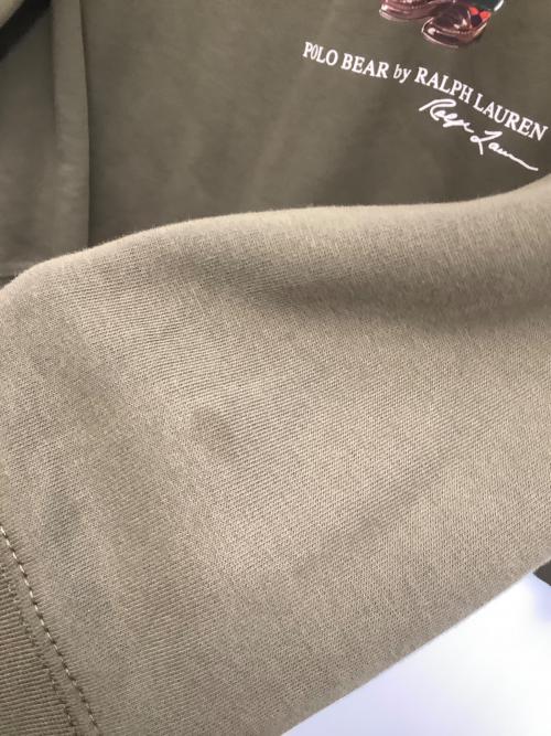 POLO RALPH LAUREN（ポロ・ラルフローレン）POLO RALPH LAUREN (ポロ・ラルフローレン) スウェット オリーブ サイズ:XLの古着・服飾アイテム