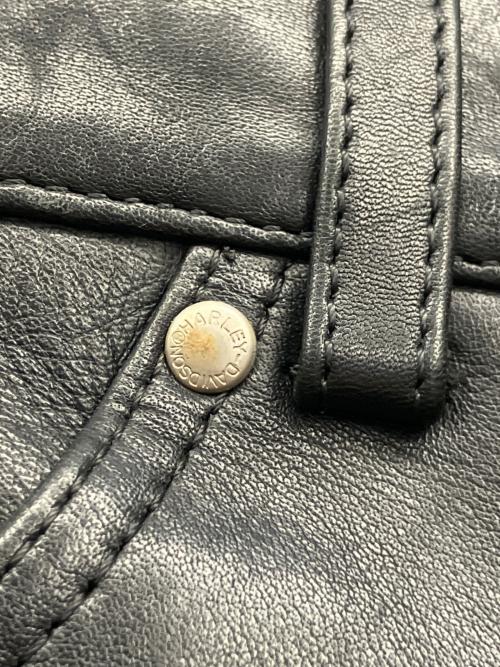 HARLEY-DAVIDSON（ハーレーダビッドソン）HARLEY-DAVIDSON (ハーレーダビッドソン) レザーパンツ ブラック サイズ:29の古着・服飾アイテム