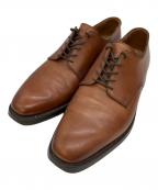 Crockett & Jones×PAUL SMITHクロケット＆ジョーンズ×ポールスミス）の古着「プレーントゥシューズ」｜ブラウン