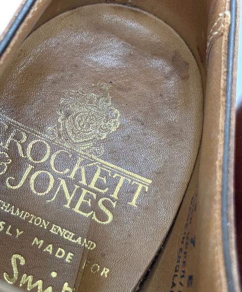 Crockett & Jones（クロケット＆ジョーンズ）Crockett & Jones (クロケット＆ジョーンズ) Paul Smith (ポールスミス) プレーントゥシューズ ブラウン サイズ:7Eの古着・服飾アイテム