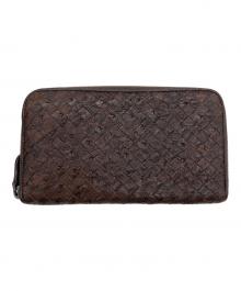 BOTTEGA VENETA（ボッテガベネタ）の古着「長財布」｜ブラウン