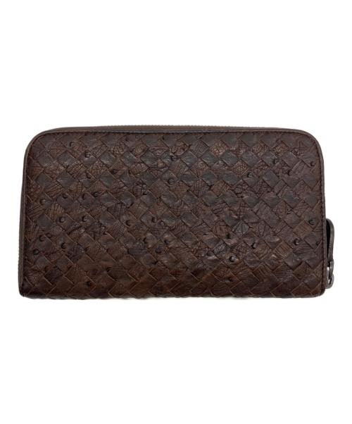 BOTTEGA VENETA（ボッテガベネタ）BOTTEGA VENETA (ボッテガベネタ) 長財布 ブラウンの古着・服飾アイテム