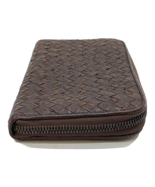 BOTTEGA VENETA（ボッテガベネタ）BOTTEGA VENETA (ボッテガベネタ) 長財布 ブラウンの古着・服飾アイテム
