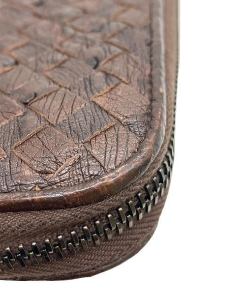 BOTTEGA VENETA（ボッテガベネタ）BOTTEGA VENETA (ボッテガベネタ) 長財布 ブラウンの古着・服飾アイテム
