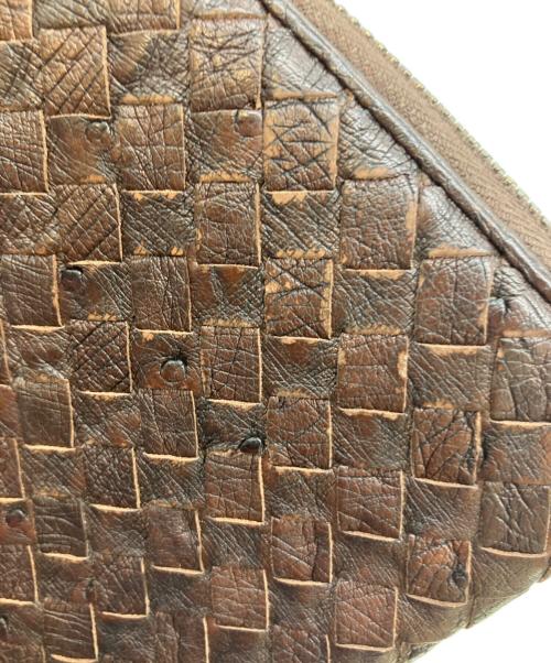 BOTTEGA VENETA（ボッテガベネタ）BOTTEGA VENETA (ボッテガベネタ) 長財布 ブラウンの古着・服飾アイテム