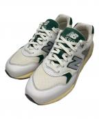 NEW BALANCEニューバランス）の古着「ローカットスニーカー」｜ホワイト×グリーン