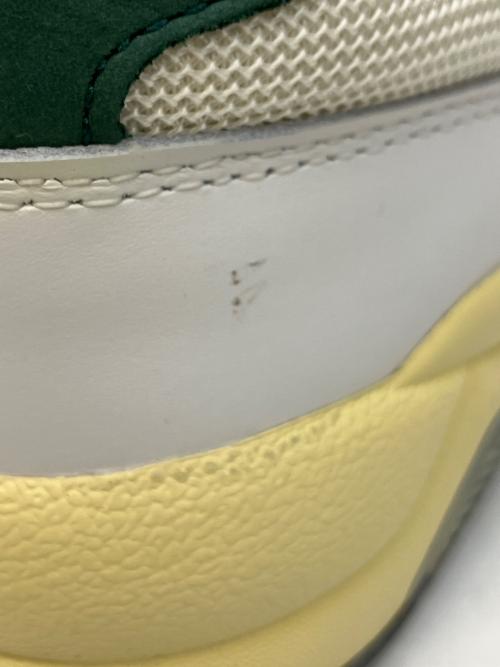 NEW BALANCE（ニューバランス）NEW BALANCE (ニューバランス) ローカットスニーカー ホワイト×グリーン サイズ:28の古着・服飾アイテム