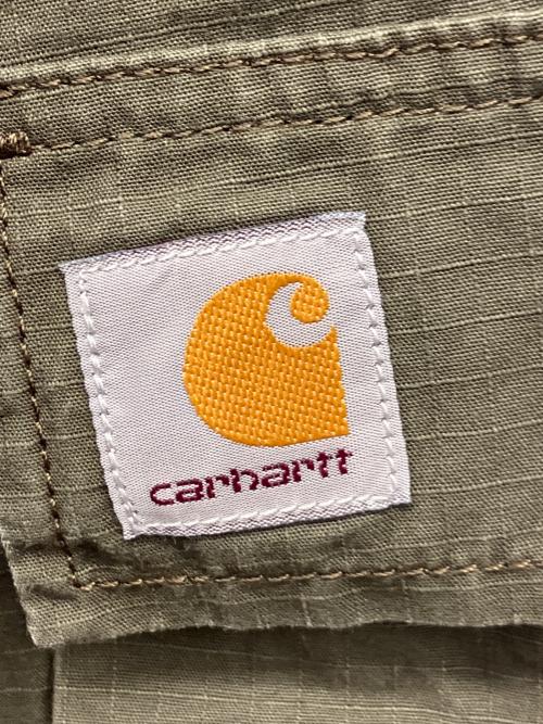 CarHartt（カーハート）CarHartt (カーハート) カーゴパンツ オリーブ サイズ:34×32の古着・服飾アイテム