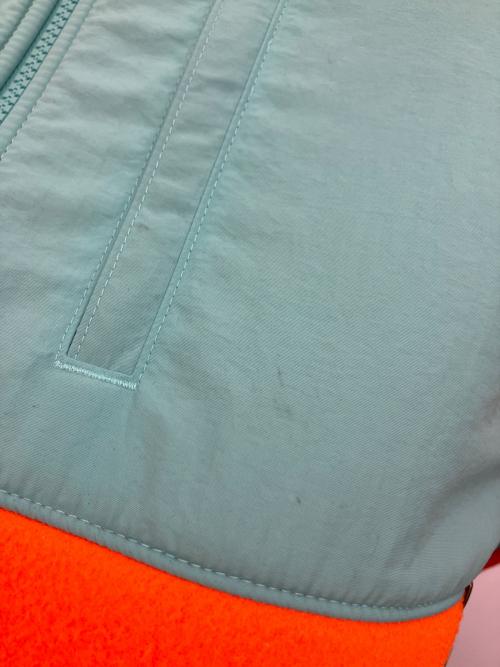 THE NORTH FACE（ザ ノース フェイス）THE NORTH FACE (ザ ノース フェイス) フリースジャケット スカイブルー×オレンジ サイズ:Lの古着・服飾アイテム