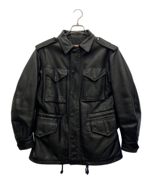 HARLEY-DAVIDSON（ハーレーダビッドソン）HARLEY-DAVIDSON (ハーレーダビッドソン) レザージャケット ブラック サイズ:40の古着・服飾アイテム