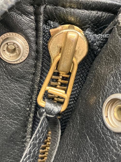 HARLEY-DAVIDSON（ハーレーダビッドソン）HARLEY-DAVIDSON (ハーレーダビッドソン) レザージャケット ブラック サイズ:40の古着・服飾アイテム
