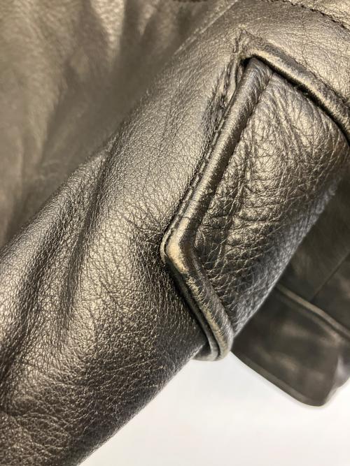 HARLEY-DAVIDSON（ハーレーダビッドソン）HARLEY-DAVIDSON (ハーレーダビッドソン) レザージャケット ブラック サイズ:40の古着・服飾アイテム