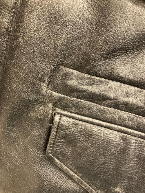 HARLEY-DAVIDSON（ハーレーダビッドソン）HARLEY-DAVIDSON (ハーレーダビッドソン) レザージャケット ブラック サイズ:40の古着・服飾アイテム