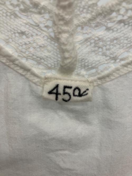 45R（フォーティファイブ・アール）45R (フォーティファイブ・アール) 長袖ブラウス ホワイト サイズ:3の古着・服飾アイテム