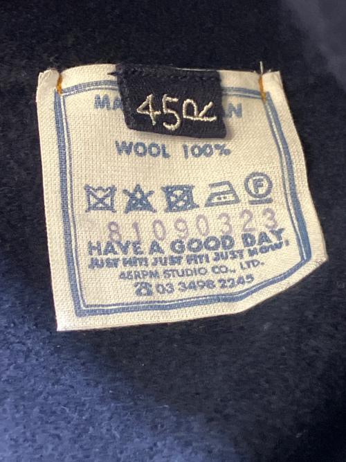 45R（フォーティファイブ・アール）45R (フォーティファイブ・アール) チロリアンハット ネイビーの古着・服飾アイテム
