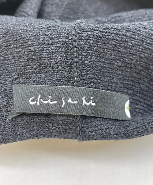 chisaki（チサキ）chisaki (チサキ) ベレー帽 ブラックの古着・服飾アイテム