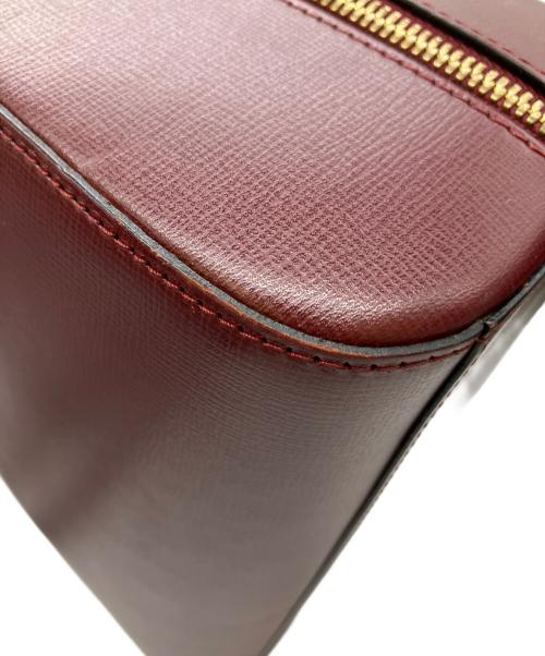 Cartier（カルティエ）Cartier (カルティエ) 2WAYバッグ ボルドーの古着・服飾アイテム