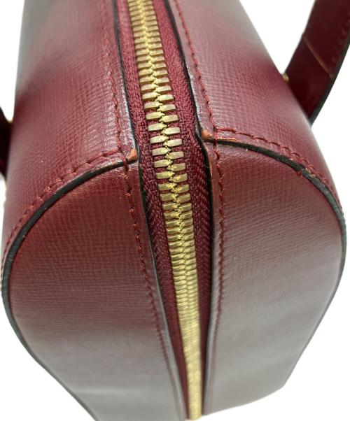 Cartier（カルティエ）Cartier (カルティエ) 2WAYバッグ ボルドーの古着・服飾アイテム