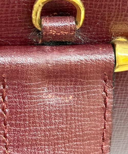Cartier（カルティエ）Cartier (カルティエ) 2WAYバッグ ボルドーの古着・服飾アイテム
