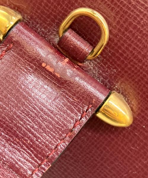 Cartier（カルティエ）Cartier (カルティエ) 2WAYバッグ ボルドーの古着・服飾アイテム