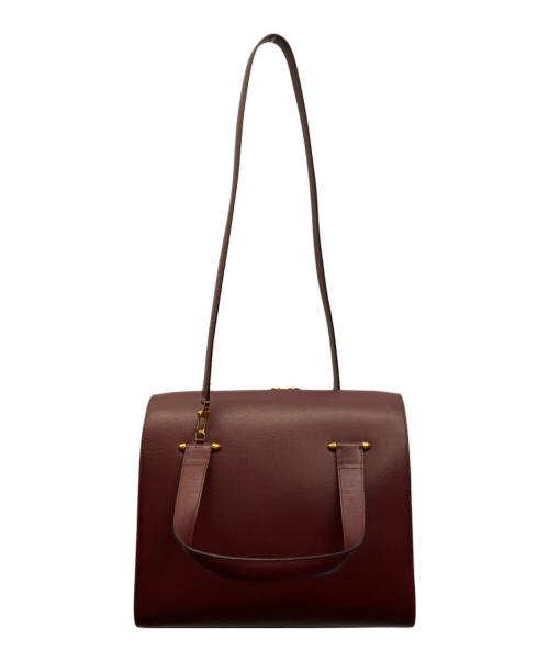 Cartier（カルティエ）Cartier (カルティエ) 2WAYバッグ ボルドーの古着・服飾アイテム