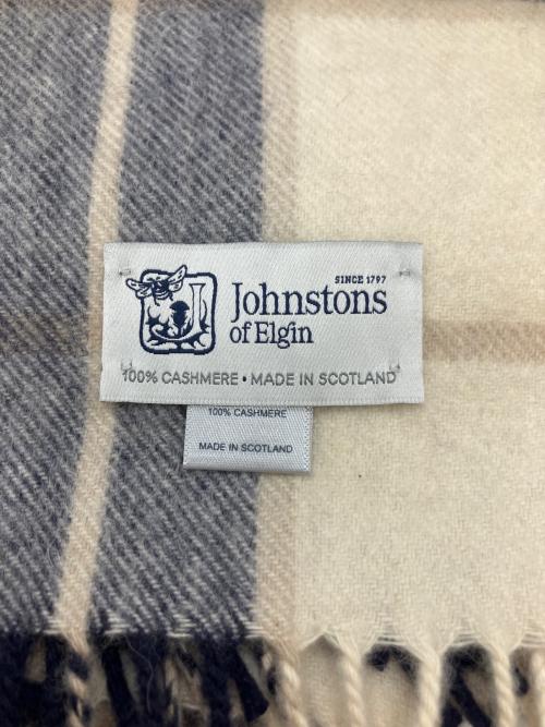 JOHNSTONS OF ELGIN（ジョンストンズ オブ エルガン）JOHNSTONS OF ELGIN (ジョンストンズ オブ エルガン) 大判ストール ノックモアーの古着・服飾アイテム