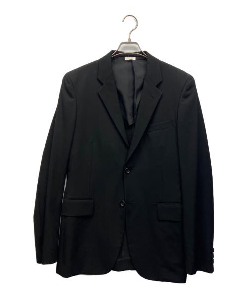 COMME des GARCONS HOMME PLUS（コムデギャルソンオムプリュス）COMME des GARCONS HOMME PLUS (コムデギャルソンオムプリュス) ウールテーラードジャケット ブラック サイズ:Sの古着・服飾アイテム