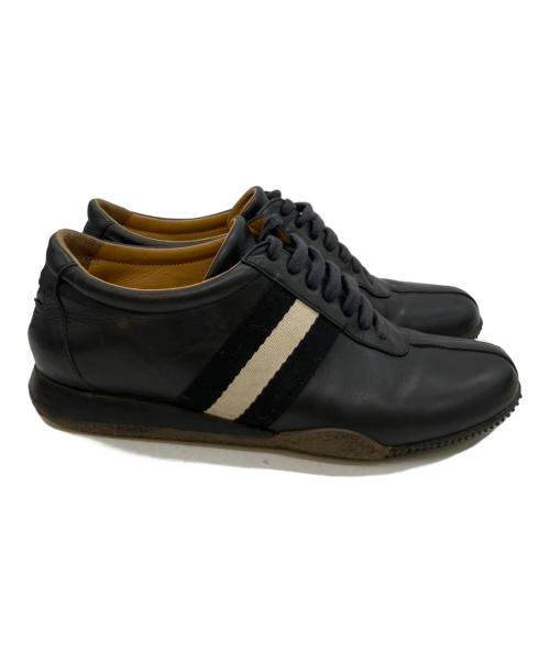 BALLY（バリー）BALLY (バリー) レザーゴルフローカットスニーカー ブラック サイズ: 35 1/2の古着・服飾アイテム