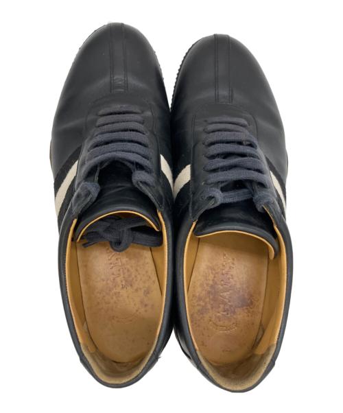BALLY（バリー）BALLY (バリー) レザーゴルフローカットスニーカー ブラック サイズ: 35 1/2の古着・服飾アイテム