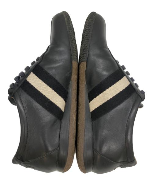 BALLY（バリー）BALLY (バリー) レザーゴルフローカットスニーカー ブラック サイズ: 35 1/2の古着・服飾アイテム
