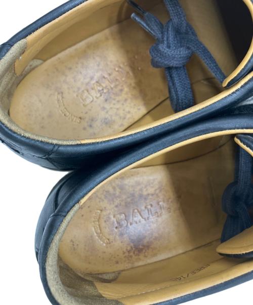 BALLY（バリー）BALLY (バリー) レザーゴルフローカットスニーカー ブラック サイズ: 35 1/2の古着・服飾アイテム
