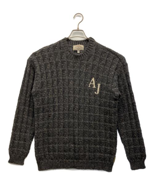 ARMANI JEANS（アルマーニジーンズ）ARMANI JEANS (アルマーニジーンズ) 厚手ニット グレー サイズ:-の古着・服飾アイテム