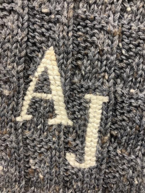 ARMANI JEANS（アルマーニジーンズ）ARMANI JEANS (アルマーニジーンズ) 厚手ニット グレー サイズ:-の古着・服飾アイテム