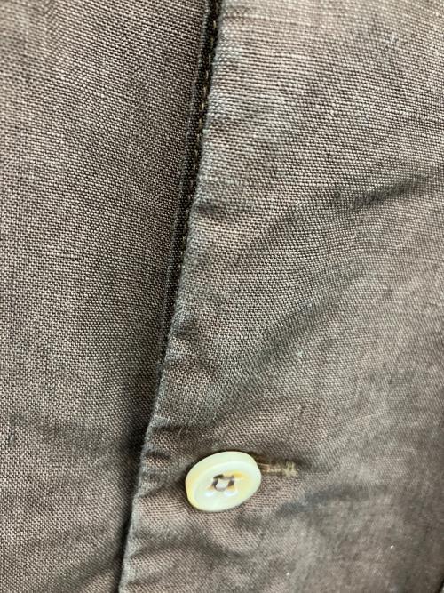 45rpm（45アールピーエム）45rpm (45アールピーエム) グランパプルシャツ ブラウン サイズ:2の古着・服飾アイテム