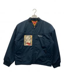 SUPREME×RITA ACKERMANN（シュプリーム）の古着「マグショットクルージャケット」｜ネイビー