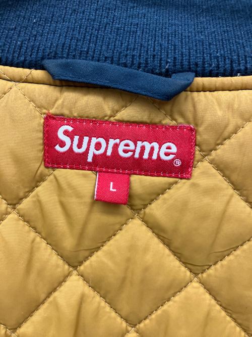 SUPREME（シュプリーム）Supreme (シュプリーム) RITA ACKERMANN マグショットクルージャケット ネイビー サイズ:Lの古着・服飾アイテム