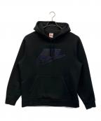 NIKE×SUPREMEナイキ×シュプリーム）の古着「プルオーバーパーカー」｜ブラック