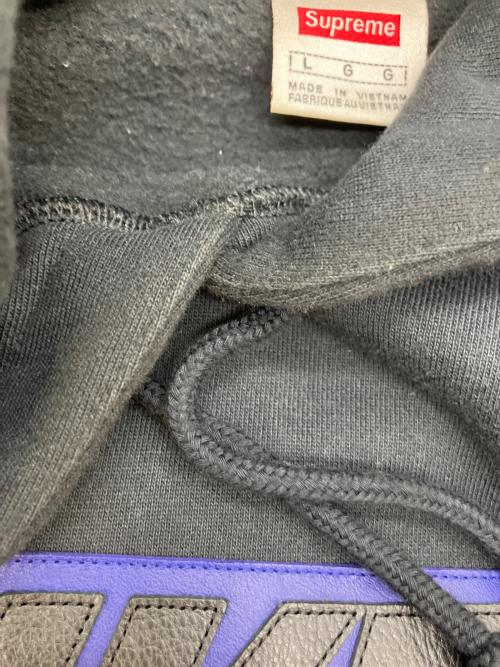 NIKE（ナイキ）NIKE (ナイキ) Supreme (シュプリーム) プルオーバーパーカー ブラック サイズ:Lの古着・服飾アイテム